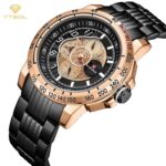 ساعت مچی مردانه ناوی فورس بند مشکی NAVIFORCE NF9180 RG/B/B