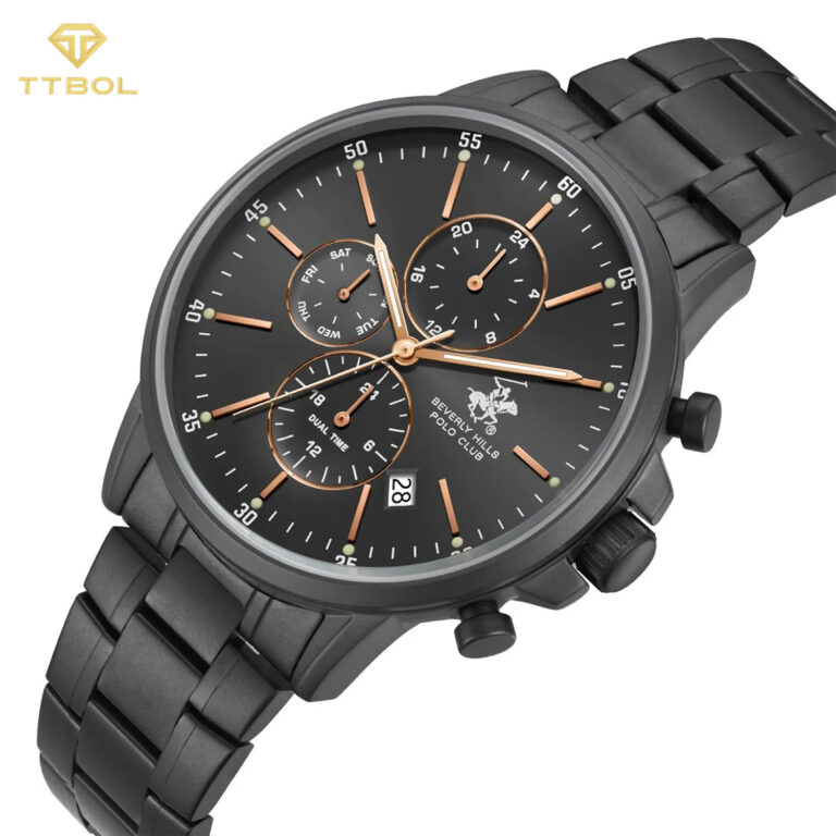 ساعت مچی مردانه بورلی هیلز پولو کلاب سه موتوره BEVERLY HILLS POLO CLUB BP3727X.660