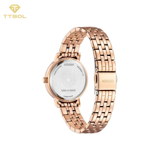 ساعت مچی زنانه سیتیزن رزگلد CITIZEN EL3108-53D