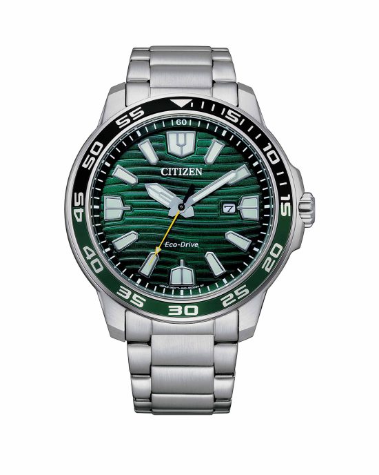 ساعت مچی مردانه سیتیزن صفحه سبز CITIZEN AW1526-89X