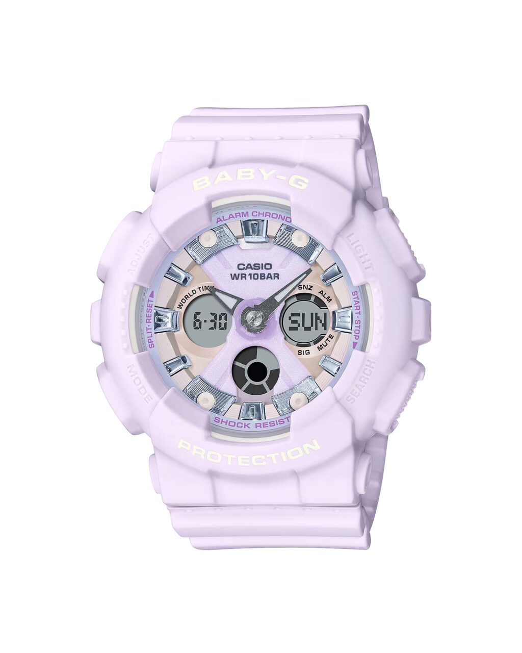 ساعت مچی دخترانه کاسیو بیبی جی ضد ضربه CASIO BABY-G BA-130WP-6A