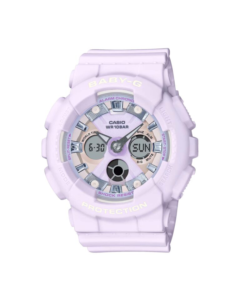 ساعت مچی دخترانه کاسیو بیبی جی ضد ضربه CASIO BABY-G BA-130WP-6A