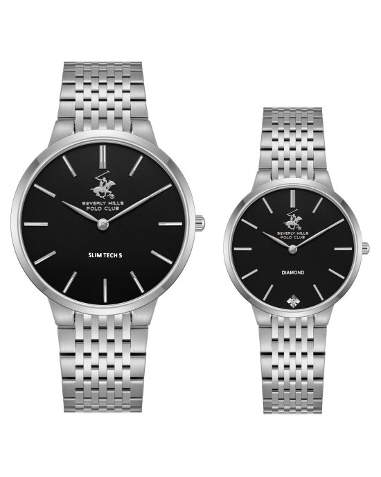 ساعت مچی ست بورلی هیلز پولو کلاب بند استیل BEVERLY HILLS POLO CLUB BP3776X.350 BP3775X.350