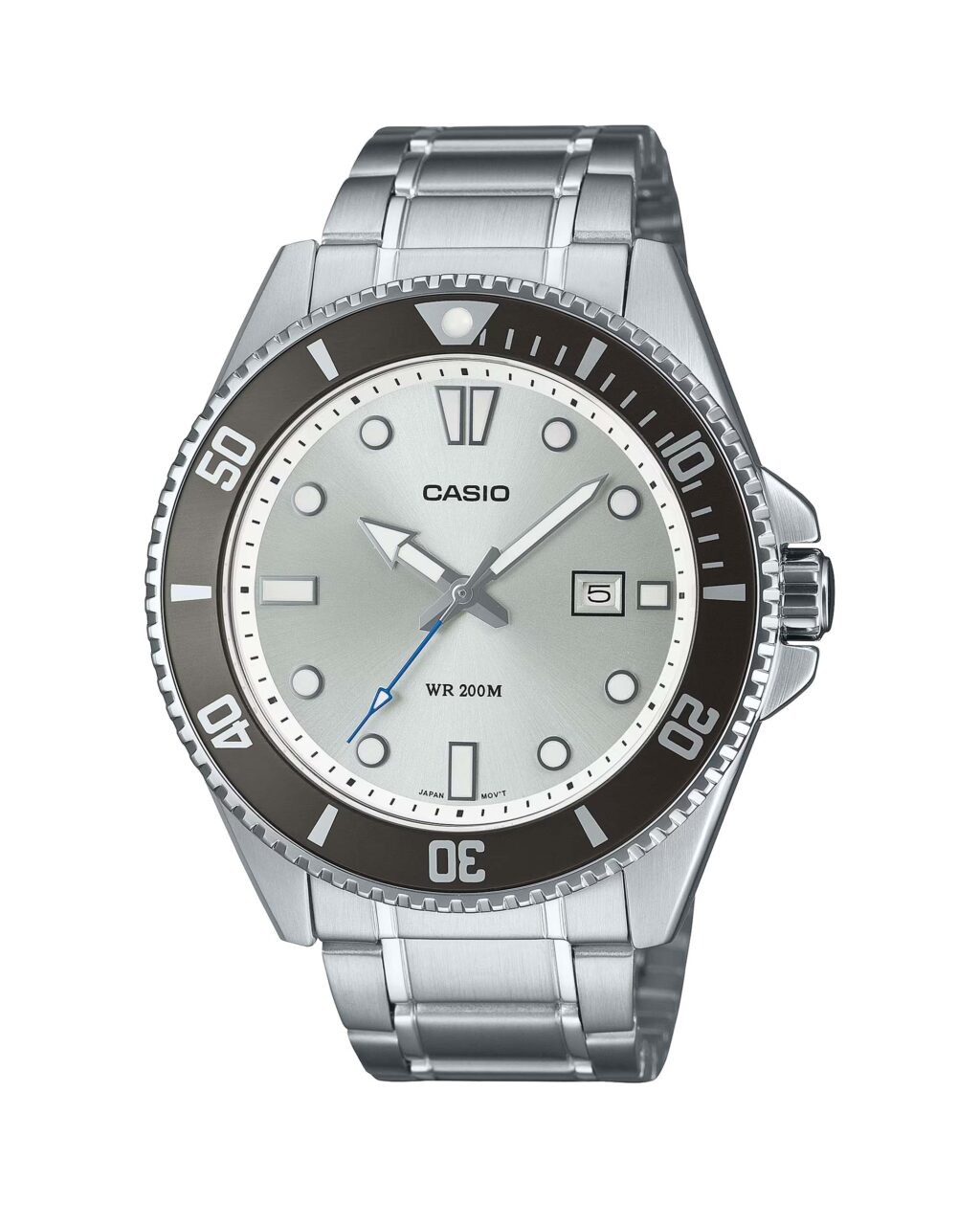 ساعت مچی مردانه کاسیو ضد آب تا عمق ۲۰۰ متری CASIO MDV-107D-7AV