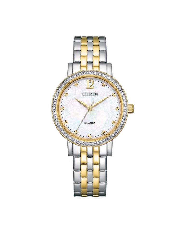 ساعت مچی زنانه سیتیزن سیلور طلایی CITIZEN EL3104-54D