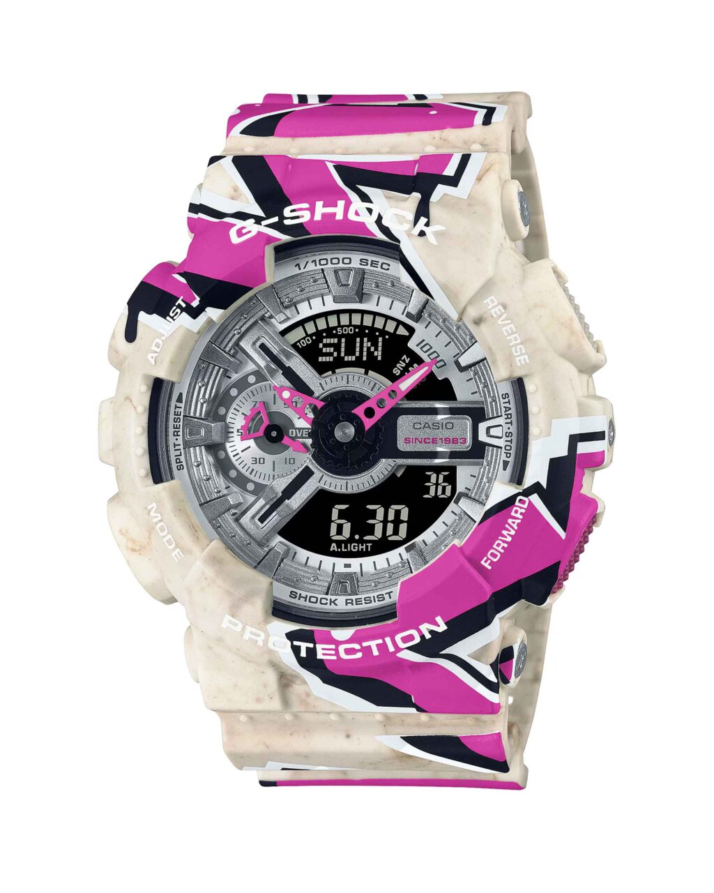 ساعت مچی مردانه کاسیو جیشاک GA-110SS-1A