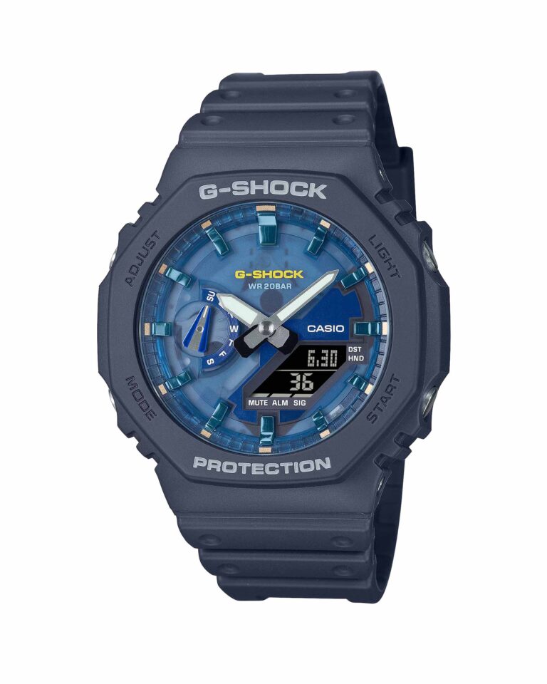 ساعت مچی مردانه کاسیو جیشاک اورجینال GA-2100AS-2A