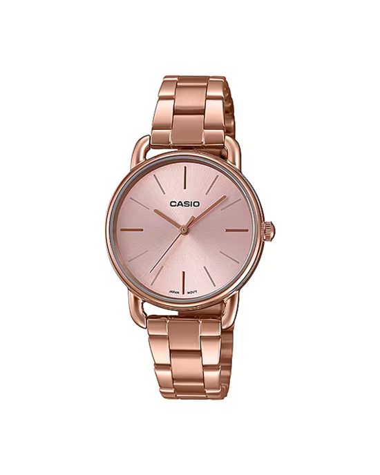 ساعت مچی زنانه کاسیو رزگلد CASIO LTP-E412PG-4A