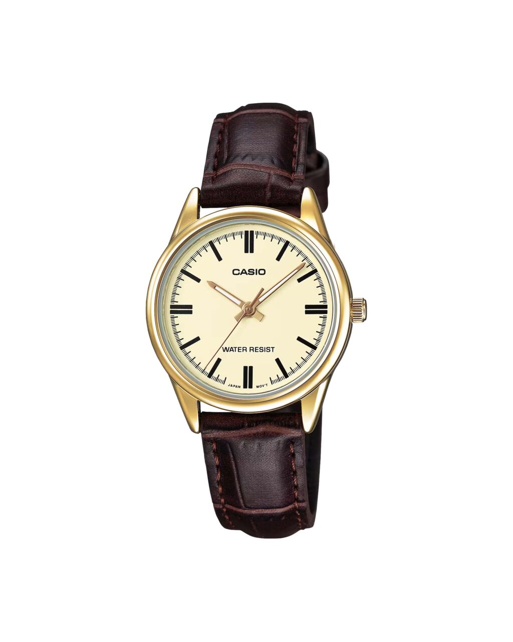 ساعت مچی زنانه کاسیو چرم قهوه ای CASIO LTP-V005GL-9A
