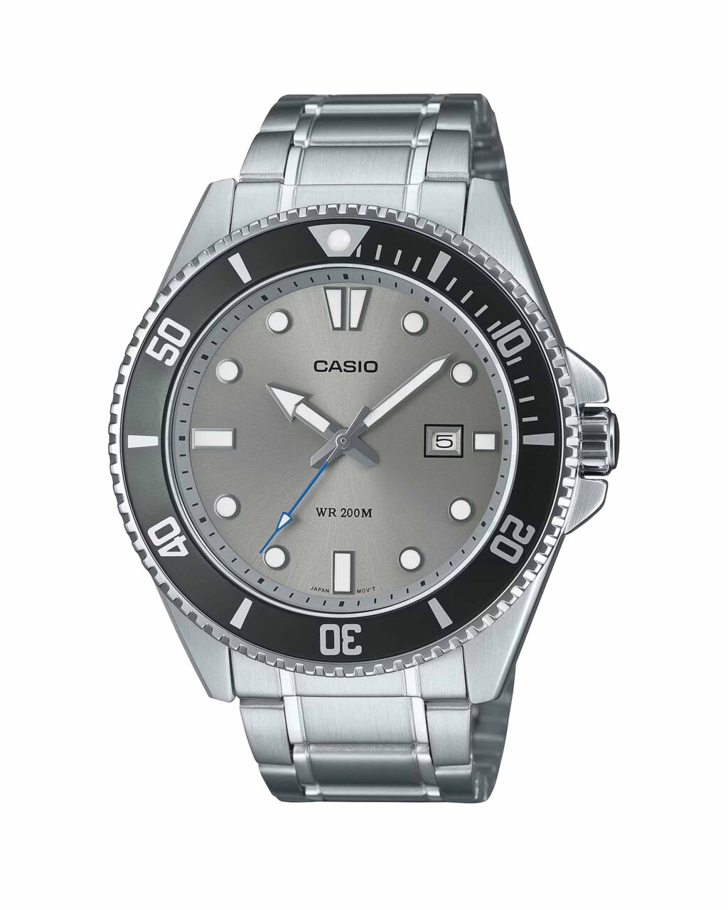 ساعت مچی مردانه کاسیو جنرال دایور ۲۰۰ متری CASIO MDV-107D-8AV