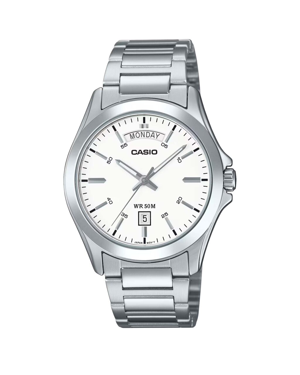 ساعت مچی کلاسیک مردانه کاسیو صفحه سفید CASIO MTP-1370D-7A3V