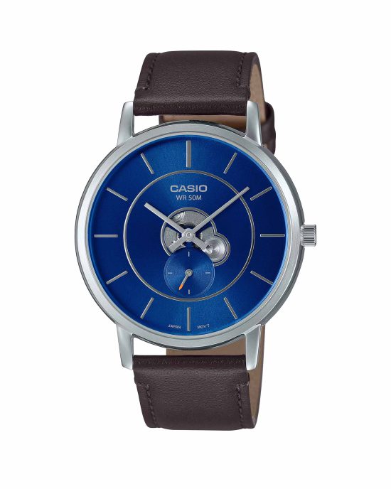 ساعت مچی کلاسیک مردانه کاسیو با بند چرم CASIO MTP-B130L-2AV