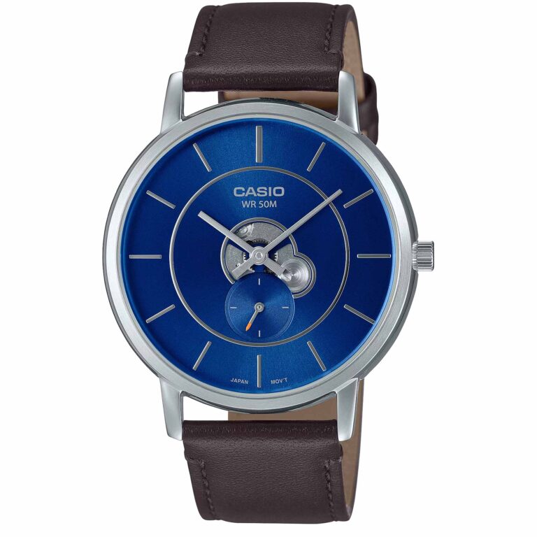 ساعت مچی کلاسیک مردانه کاسیو با بند چرم CASIO MTP-B130L-2AV
