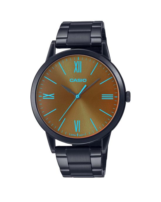 ساعت مچی مردانه کاسیو تمام مشکی CASIO MTP-E600B-1B