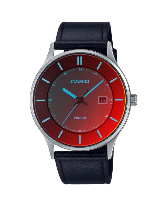 ساعت مچی مردانه کاسیو شیشه هولوگرامی CASIO MTP-E605L-1EV