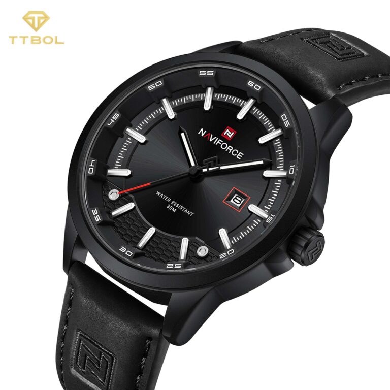 ساعت مچی مردانه ناوی فورس تمام مشکی NAVIFORCE NF9248L B/B/B