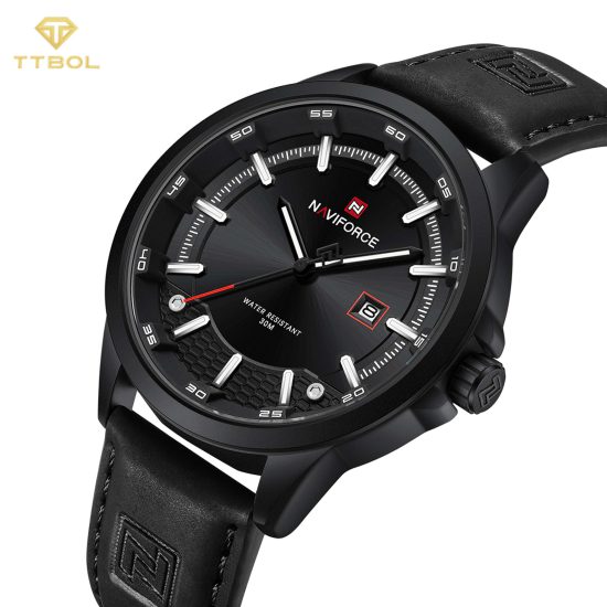 ساعت مچی مردانه ناوی فورس تمام مشکی NAVIFORCE NF9248L B/B/B