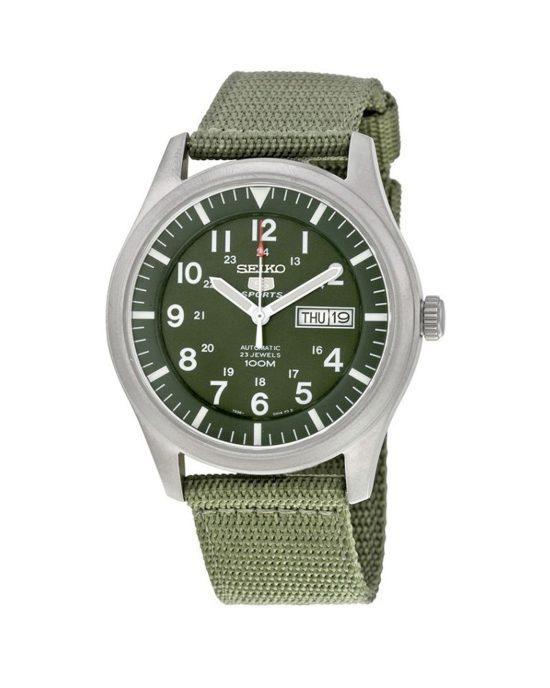 ساعت مچی اتوماتیک مردانه سیکو نظامی SEIKO 5 SNZG09J1