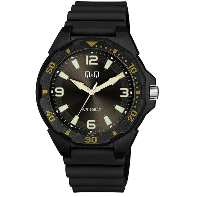 ساعت مچی مردانه کیو اند کیو بند رزینی VS44J007Y