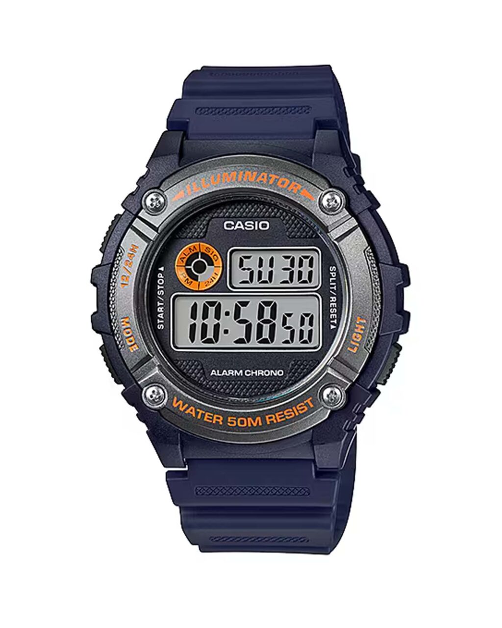 ساعت مچی مردانه کاسیو دیجیتالی ضد آب CASIO W-216H-2BV