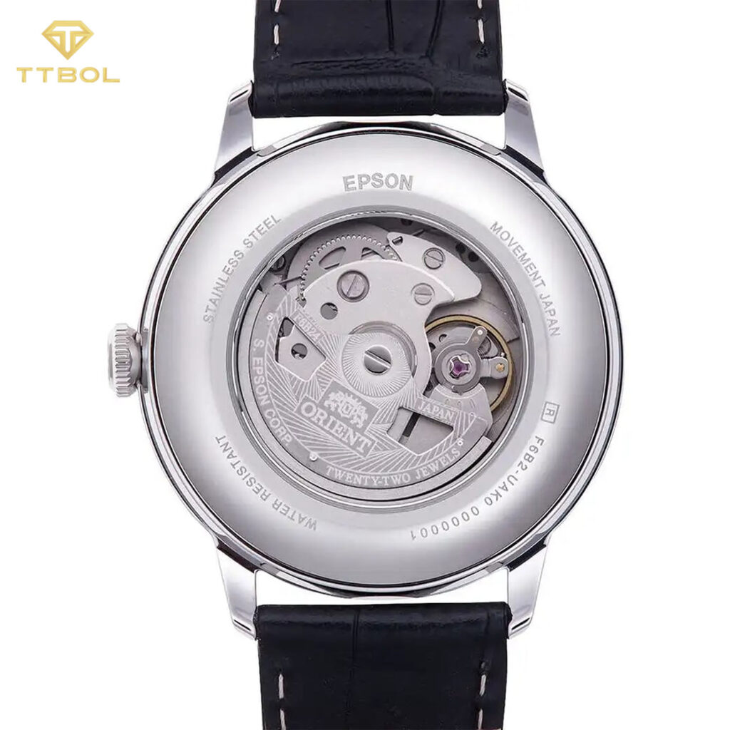 نمای درب پشت ساعت مچی مردانه اورینت ORIENT RA-AK0802S