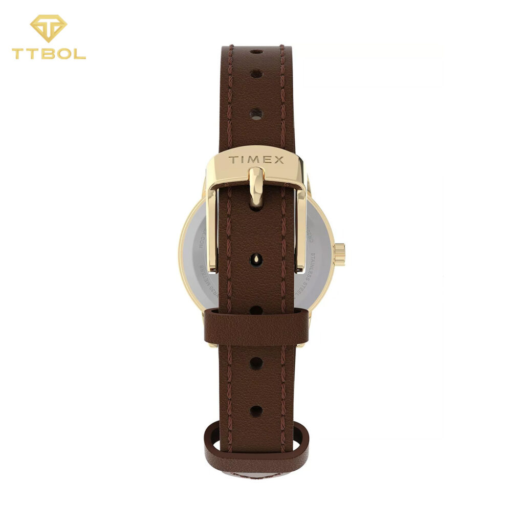 ساعت مچی زنانه تایمکس بند قهوه ای TIMEX TW2V75400
