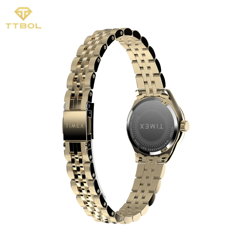 ساعت مچی زنانه تایمکس بند رولکسی TIMEX TW2W90800