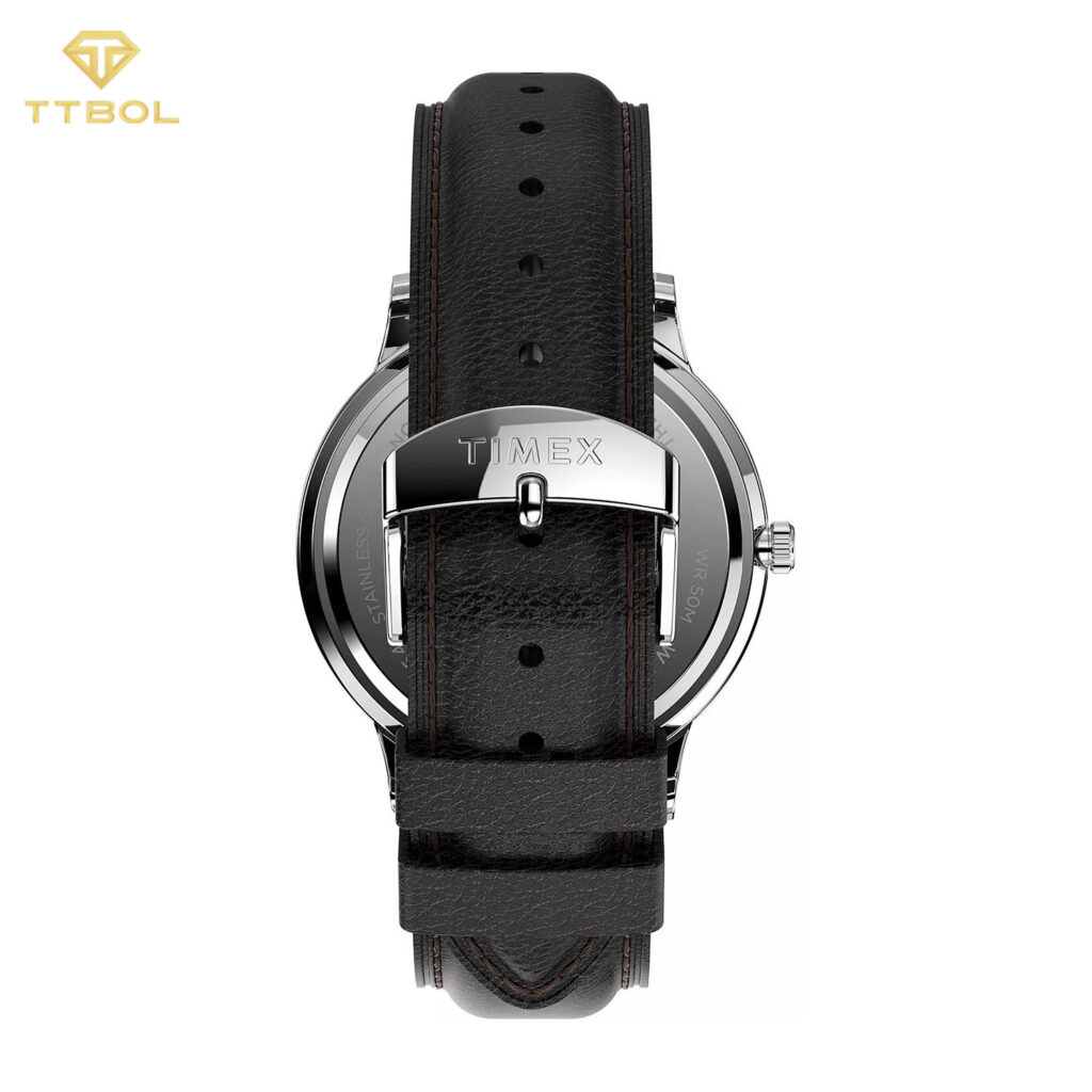 ساعت مچی مردانه تایمکس بند چرم TIMEX TW2U88400