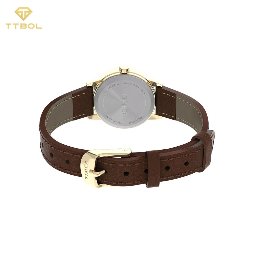ساعت مچی زنانه تایمکس بند چرمی TIMEX TW2V75400