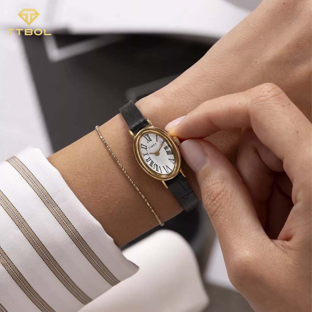 ساعت مچی زنانه تایمکس چرمی TIMEX TW2W78300