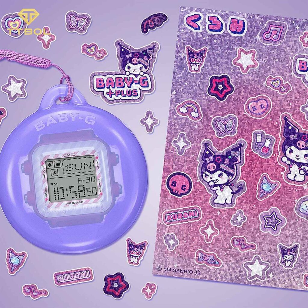 ساعت مچی زنانه کاسیو بی بی جی با همکاری شرکت کرومی CASIO BABY-G BGD-10KKM-1