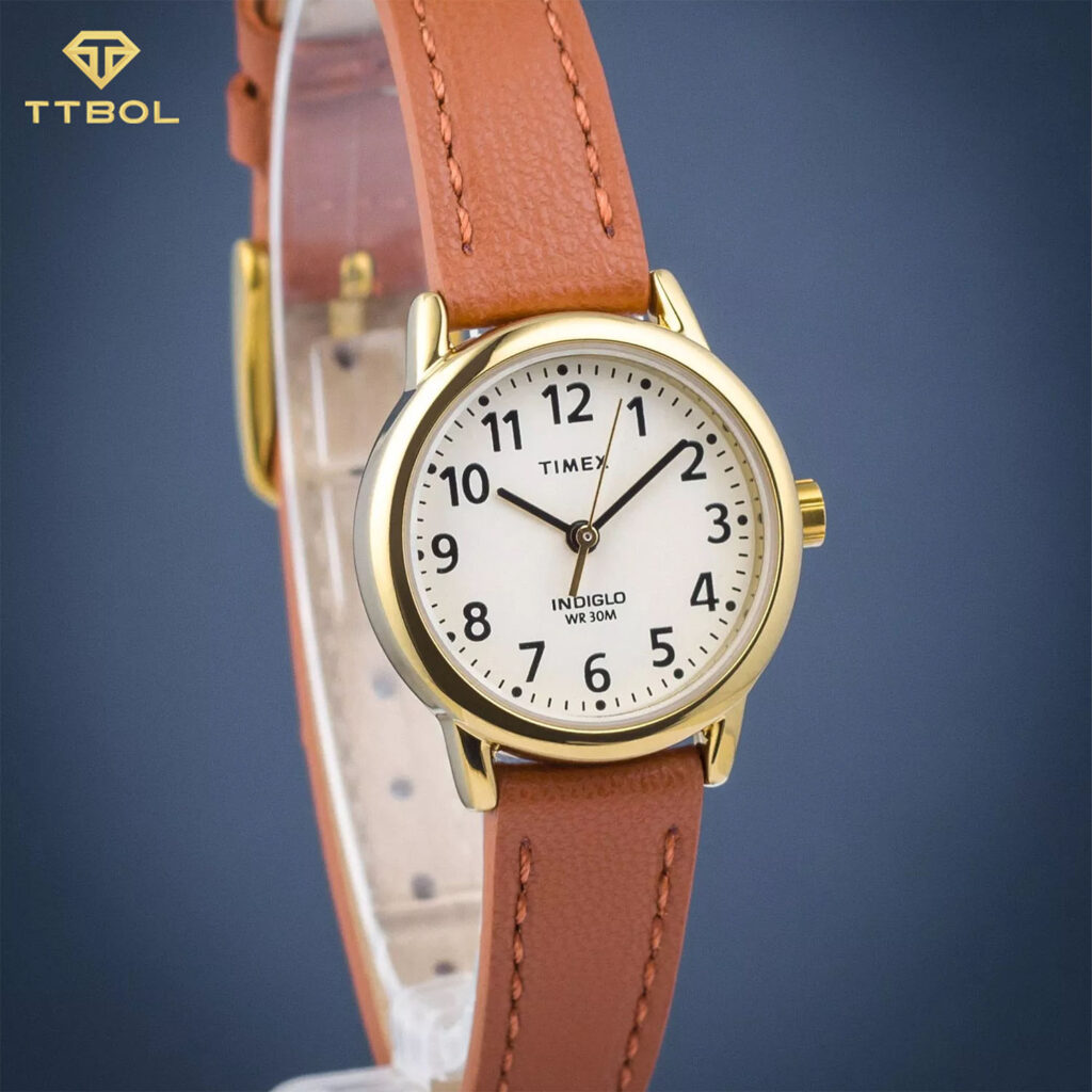 ساعت مچی زنانه تایمکس صفحه طلایی TIMEX TW2V75400