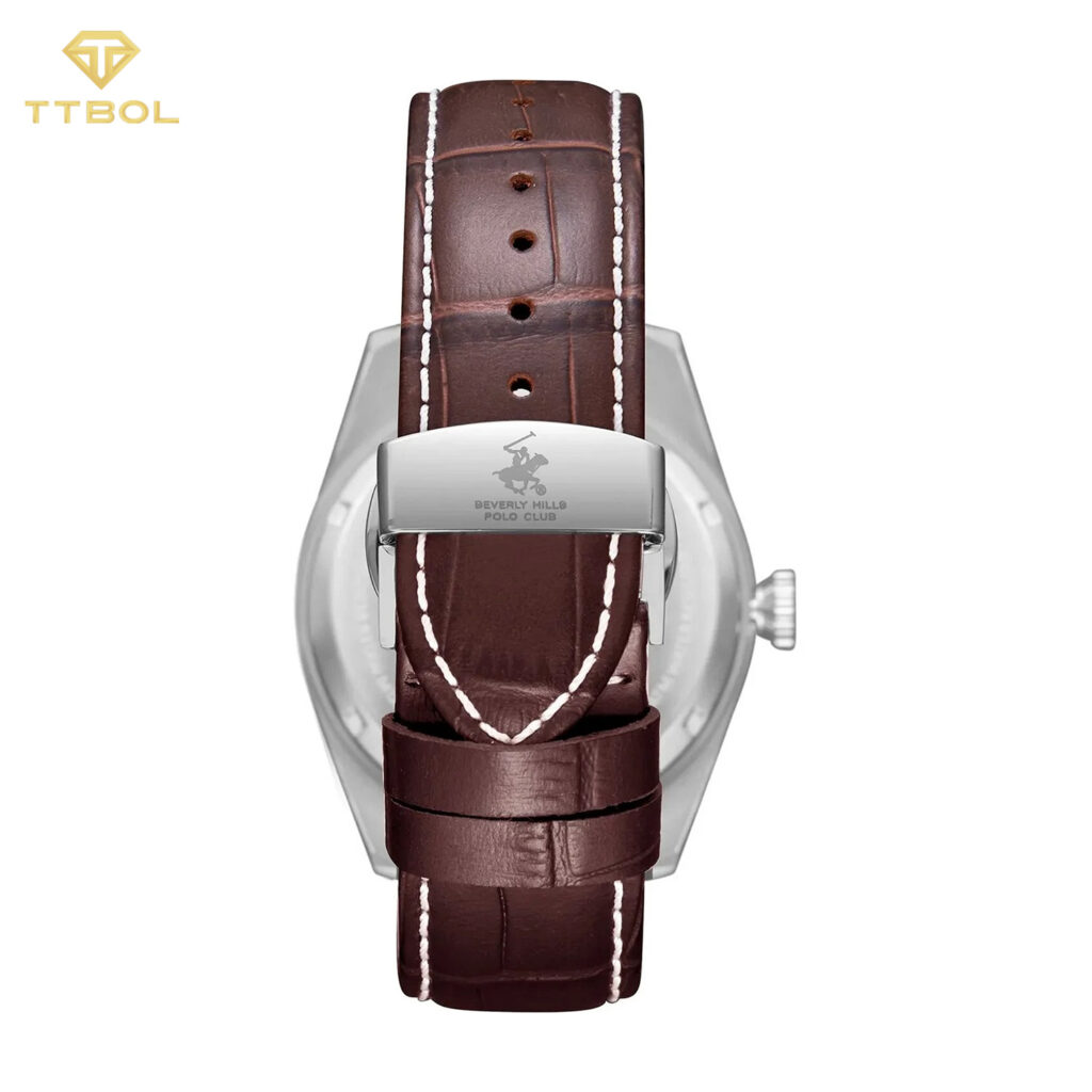 ساعت مچی مردانه بورلی هیلز پولو کلاب بند چرمی BEVERLY HILLS POLO CLUB BP3662X.374