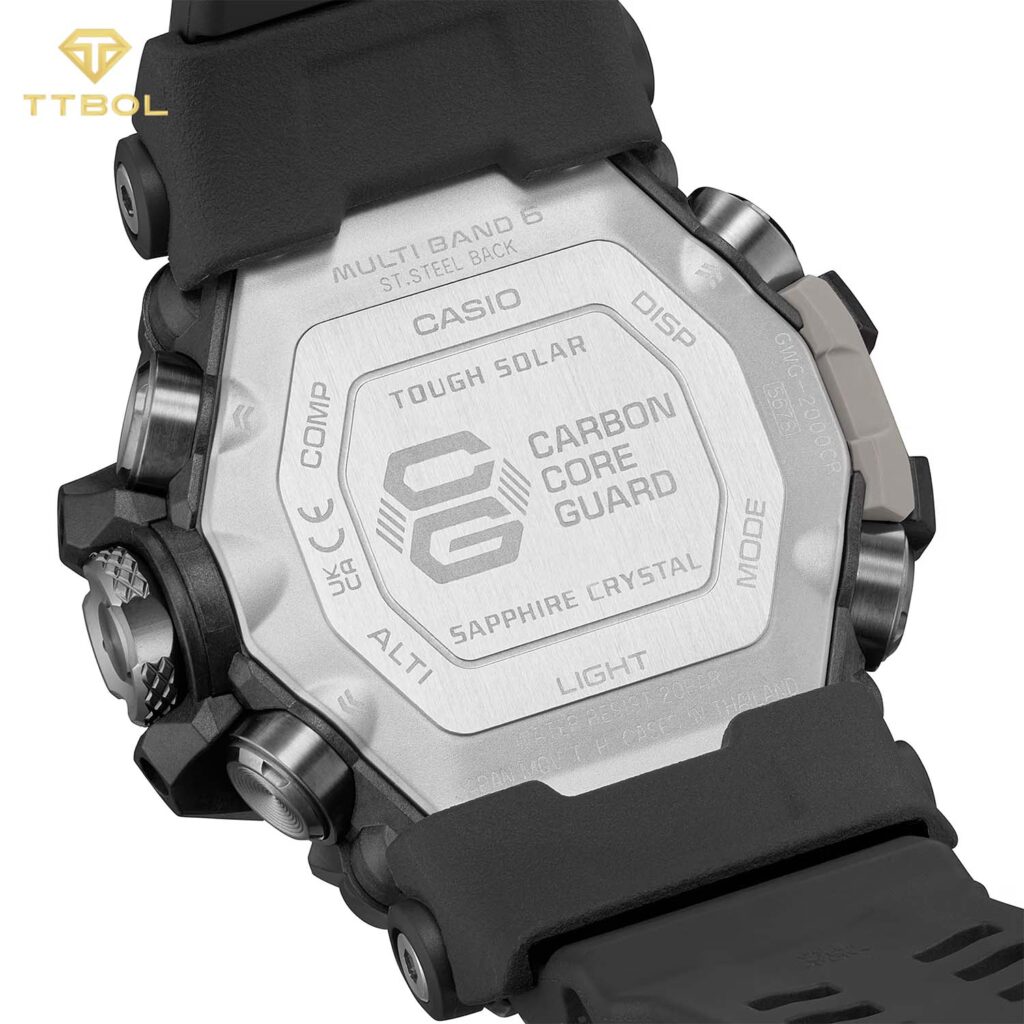 درب پشت ساعت مچی مردانه کاسیو جیشاک CASIO G-SHOCK GWG-2000CR-1A