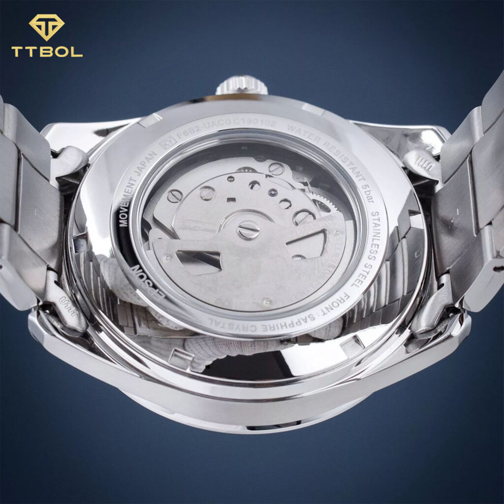 نمای درب پشت ساعت مچی مردانه اورینت ORIENT RA-AK0308L30B