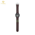 ساعت مچی مردانه کاسیو بند برزنتی سبز CASIO W-220HF-3AV