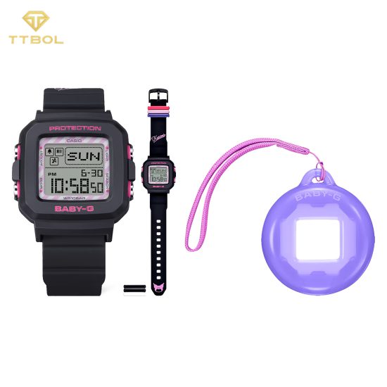 ساعت مچی زنانه کاسیو بی بی جی با امکان ساعت جیبی CASIO BABY-G BGD-10KKM-1