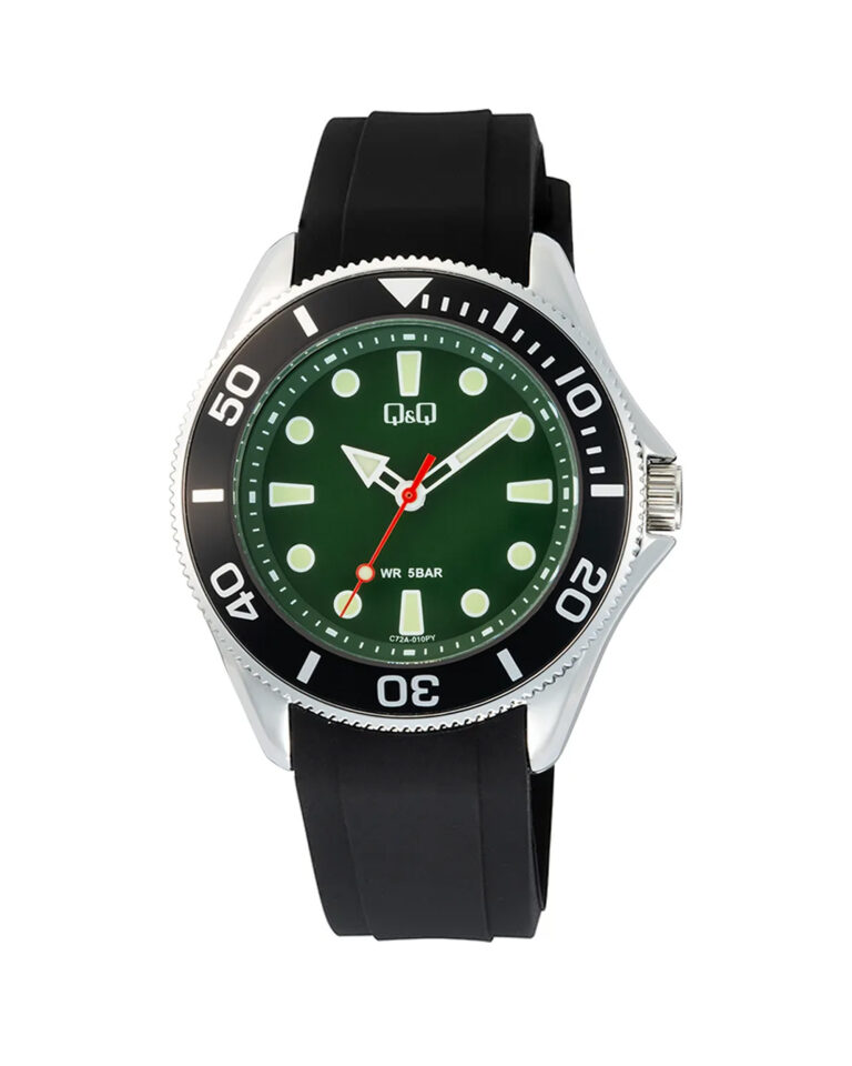 ساعت مچی مردانه کیو اند کیو بند سیلیکونی Q&Q C72A-010PY