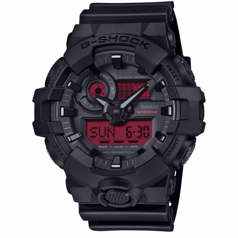 ساعت مچی مردانه کاسیو جیشاک عقربه ای CASIO G-SHOCK GA-700BBR-1A