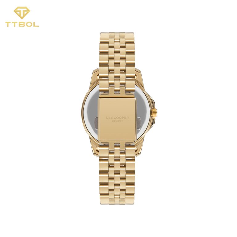 ساعت مچی زنانه لی کوپر بند طلایی LEE COOPER LC07420.110