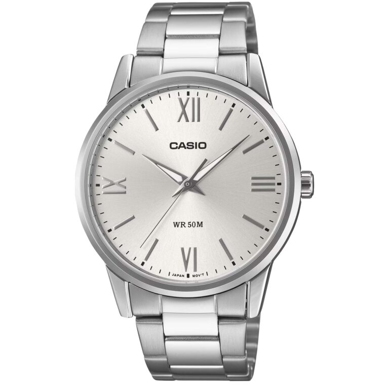 ساعت مچی مردانه کاسیو بند استیل CASIO MTP-1303DD-7AV