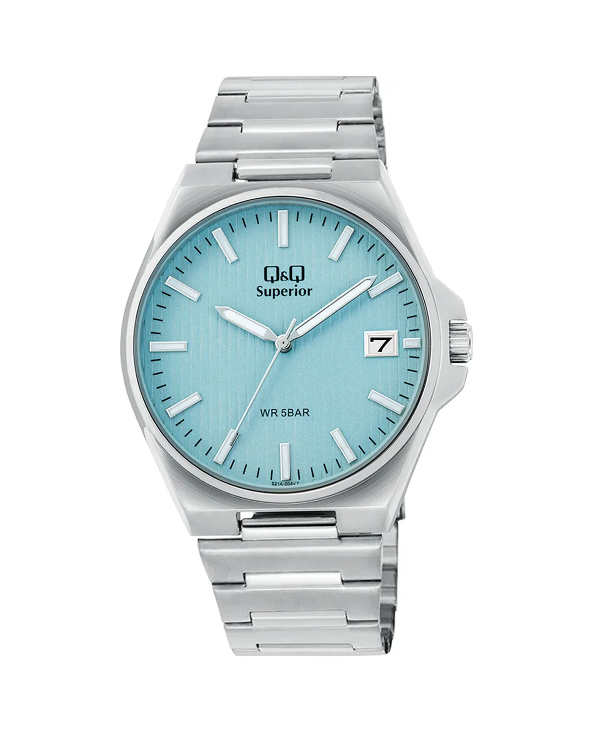 S21A-004VY ساعت مچی مردانه کیو اند کیو صفحه تیفانی Q&Q S21A-004VY
