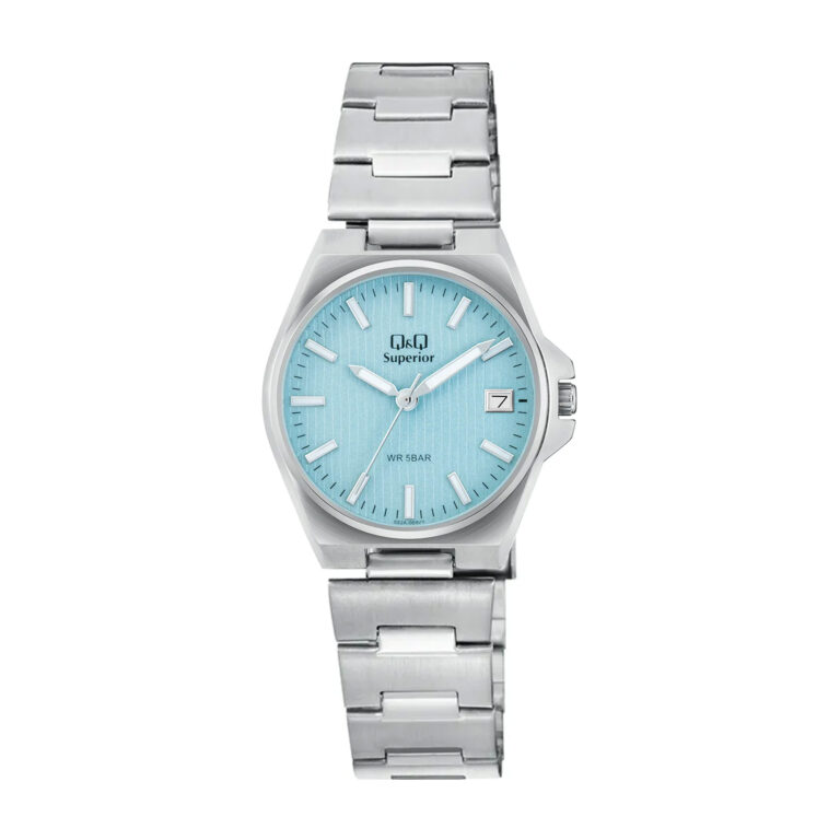 ساعت مچی زنانه کیو اند کیو صفحه تیفانی Q&Q S22A-004VY