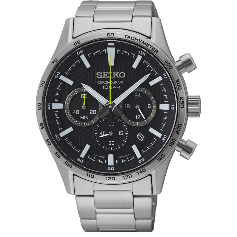 ساعت مچی مردانه سیکو کرنوگراف شیشه سافایر SEIKO SSB413P1