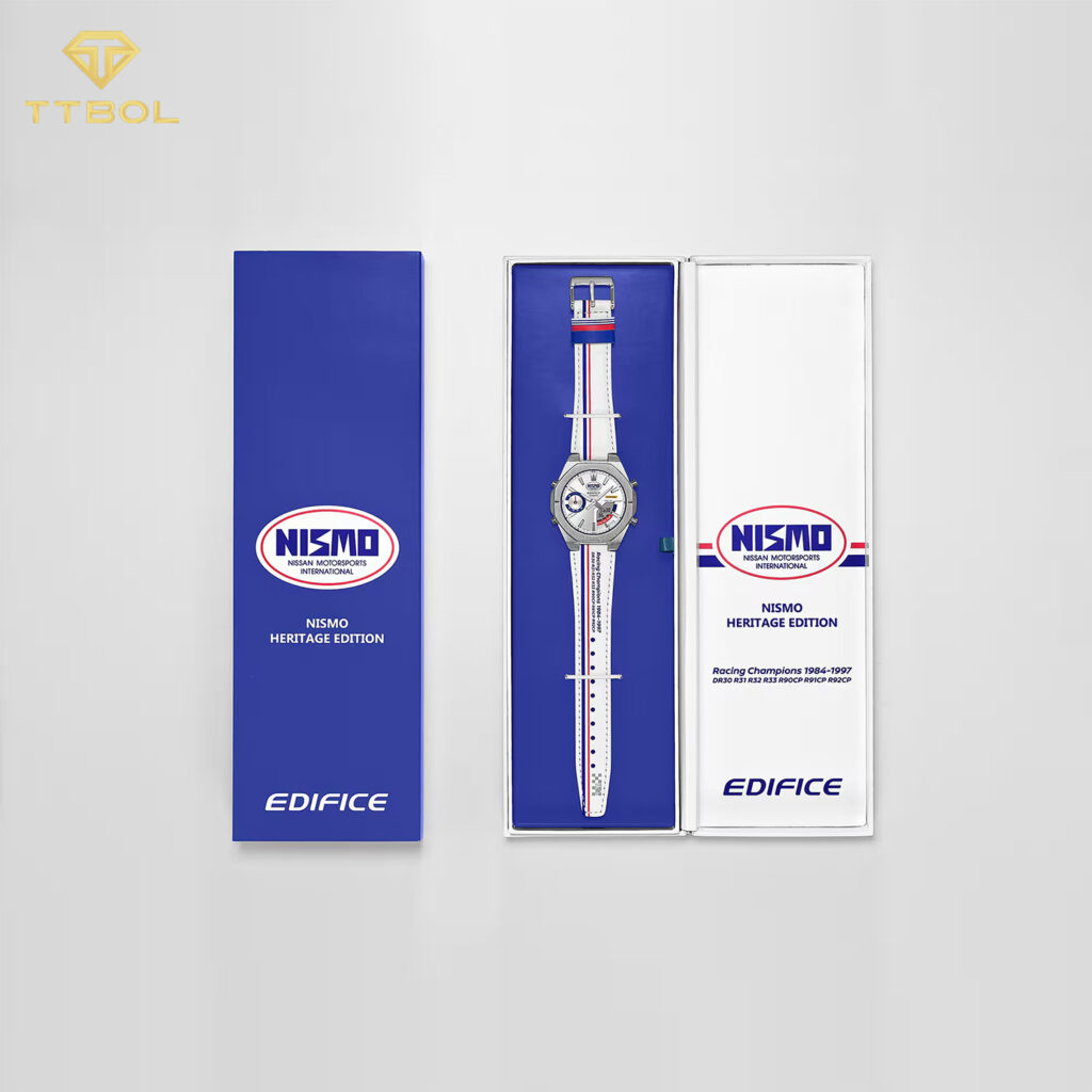 جعبه ساعت مچی مردانه کاسیو ادیفایس CASIO EDIFICE ECB-S10NIS-7A