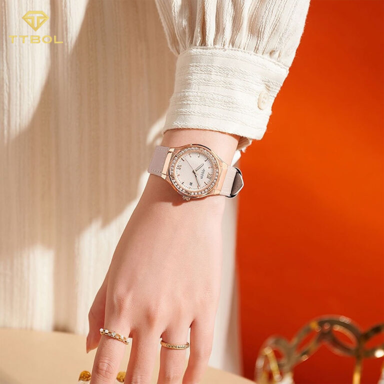 ساعت مچی زنانه جولیوس نگین دار JULIUS JA-1395C