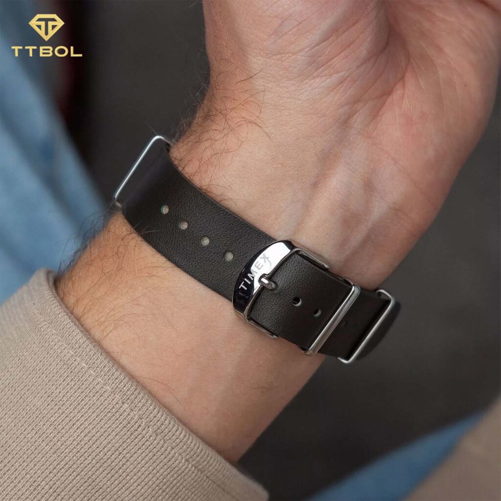 ساعت مچی مردانه تایمکس بند چرمی TIMEX TW2W87000
