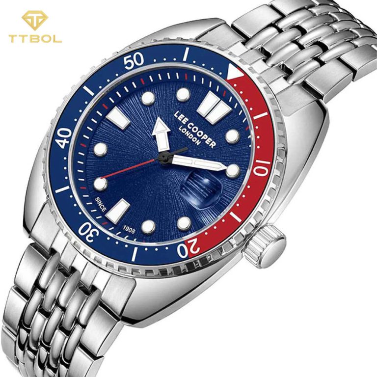ساعت مچی مردانه لی کوپر صفحه سرمه ای LEE COOPER LC07997.390