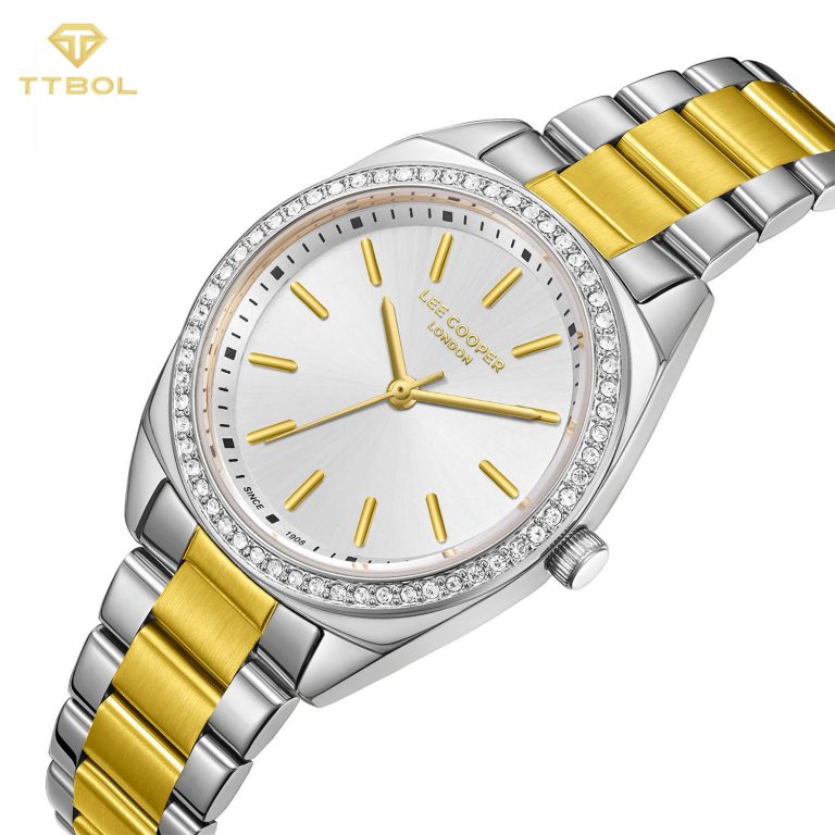 ساعت مچی زنانه لی کوپر سیلور طلایی LEE COOPER LC08041.230