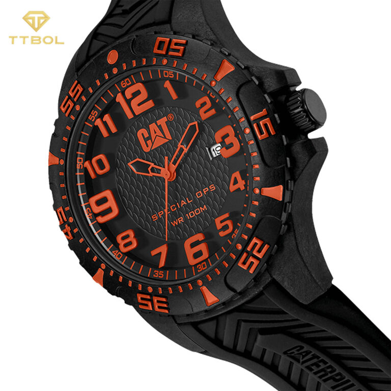 ساعت مچی مردانه کت فیبرکربنی CATERPILLAR K3.121.21.118